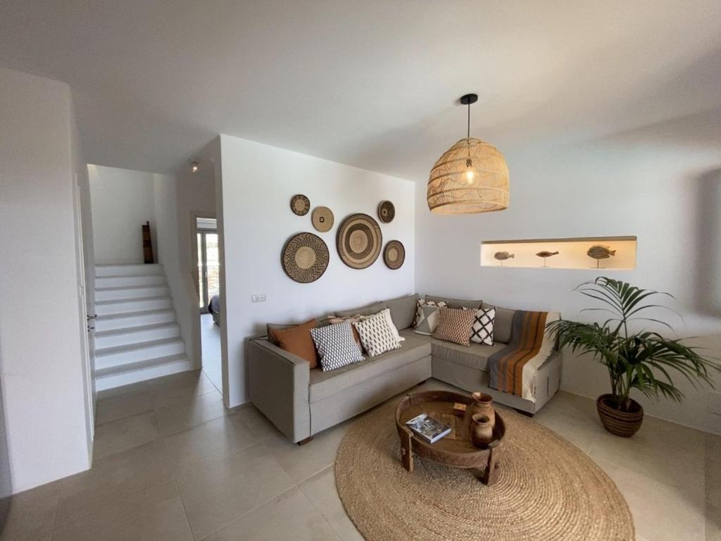 Villa Ypsilon Naxos - Luxury Holiday House With Amazing Sea View & Private Pool Agia Anna  ภายนอก รูปภาพ