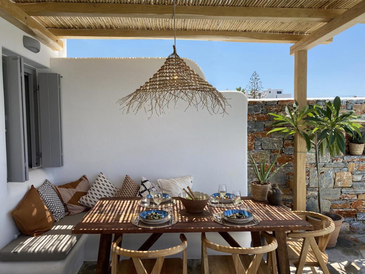Villa Ypsilon Naxos - Luxury Holiday House With Amazing Sea View & Private Pool Agia Anna  ภายนอก รูปภาพ