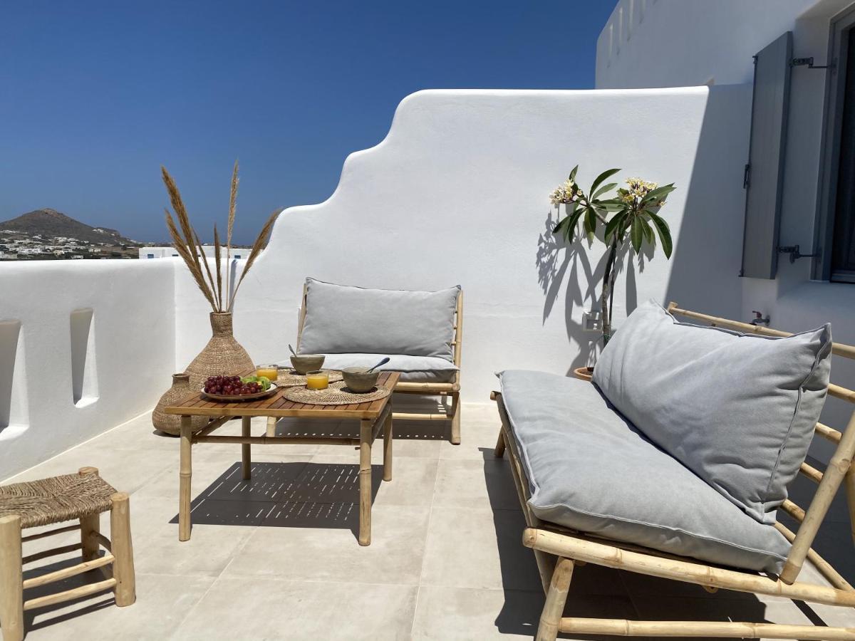 Villa Ypsilon Naxos - Luxury Holiday House With Amazing Sea View & Private Pool Agia Anna  ภายนอก รูปภาพ